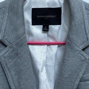Banana Republic Gray Academy Blazer